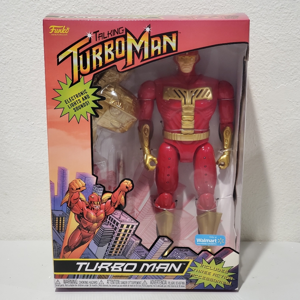 Funko Turbo Man Action Figure - Red & Gold